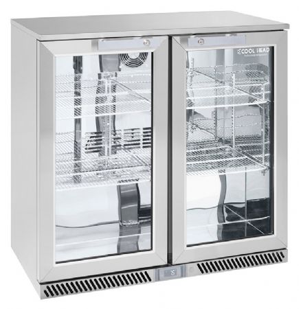 Arrière bar réfrigéré vitré 215 L +2/+10°C - Coolhead - BBX 285