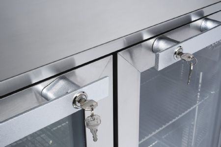 Arrière bar réfrigéré vitré 330 L +2/+10°C - Coolhead - BBX 385