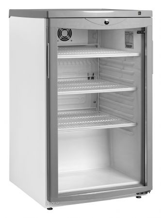 Réfrigérateur à boissons Blanche 1 porte vitrée positive - Tefcold - BC145 W/FAN