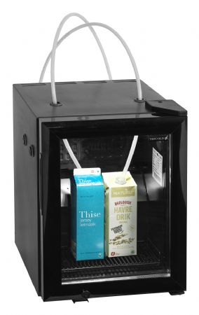Réfrigérateur de lait tabletop 6 orifices froid ventilé porte vitrée éclairage - Tefcold - BC30 MC