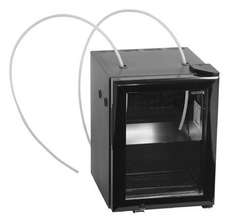 Réfrigérateur de lait tabletop 6 orifices froid ventilé porte vitrée éclairage - Tefcold - BC30 MC