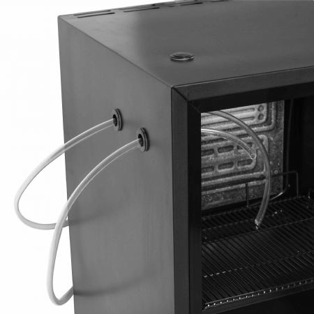 Réfrigérateur de lait noir 1 porte vitrée positif - Tefcold - BC60 MC