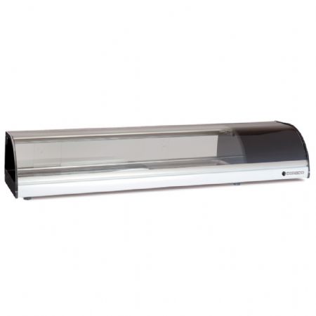 Vitrine à Tapas fond plat pour assiettes 1400 mm positive - Coreco - BCL-6