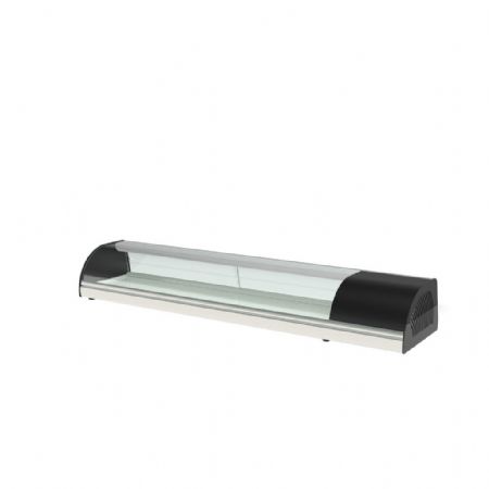 Vitrine à Tapas fond plat 1755 mm température positive - Coreco - BCL-8