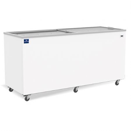 Congélateur bahut couvercles coulissants en verre 582 litres capacité utile 490 litres -18°C/-24°C - Virtus - BCZ0012/S