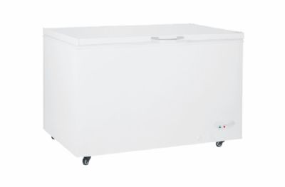 Conglateur bahut blanc avec couvercle battant 2 paniers -18/-22C - 450 L
