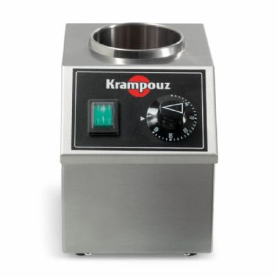 Chauffe-sauce pro inox compact avec thermostat - 220x160x200 mm