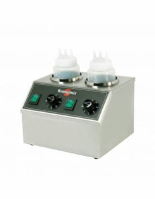 Chauffe sauces pro double monophas 2x170W - 220x270x200 mm