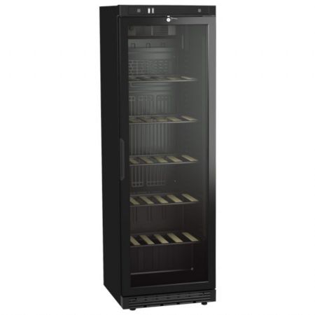 Cave à Vins Présentoir réfrigéré 373 litres avec porte en verre et 5 étagères, positive - Virtus - BFE0004/S