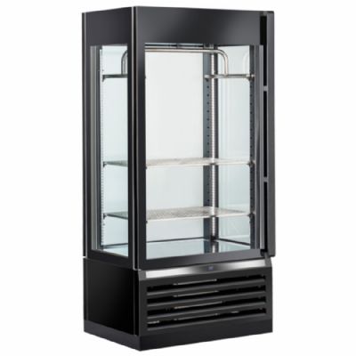 Armoire de maturation vitrée noire 1 porte avec régulation humidité 600 L Armoire de maturation vitrée noire 1 porte avec régulation humidité 600 L