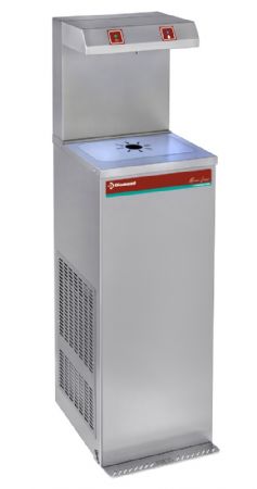 Fontaine à Eau à pédale inox 150 L/h 400x385x1400 mm - Diamond Promo - BFX-1R/15-P