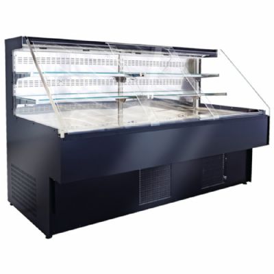 Armoire murale froide noire ventile self-service temprature +2/+4C et capacit 394 L