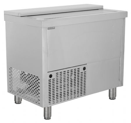 Réfrigérateur à boissons coffre en inox 155 L +2 à +8 °C - Tefcold - BHC100X1