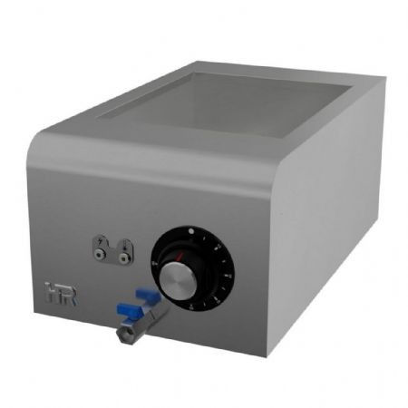 Bains Marie de table à eau 1 cuve capacité 1 bac GN1/2 ou 2 bacs GN1/4 thermostat réglable 30 à 90°C - Hr Fainca - BM300