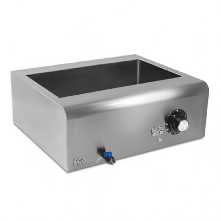 Bain-marie de table à eau 1 cuve GN1/1 ou 2 cuves GN1/2 1000 W - Hr Fainca - BM600