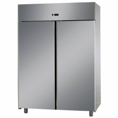 Réfrigérateur inox 2 portes battantes froid positif 0/+10°C volume 1200 L Réfrigérateur inox 2 portes battantes froid positif 0/+10°C volume 1200 L