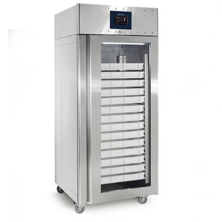 Armoire pâtissière positive 850 litres avec porte vitrée, 14 niveaux 600x400 mm - Virtus - BMA0083G