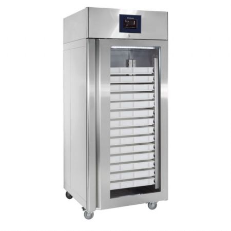 Armoire réfrigérée négative 850 L avec porte vitrée, 14 paires de glissières inox - Virtus - BMB0080G