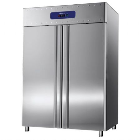 Armoire congélateur professionnelle 1400 litres en inox tropicalisé avec 6 clayettes GN 2/1 - Virtus - BMB0211