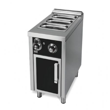 Bains-marie pro ligne profondeur 750 Gaz sur placard - Hr Fainca - BMG7504E