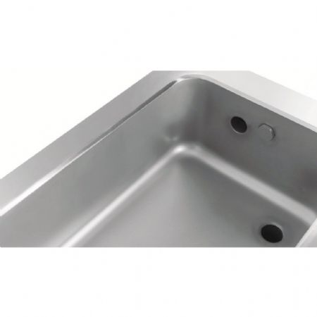 Bains-marie pro ligne profondeur 900 sur coffre 1 cuve 400x930x880 mm 5000 kW - Hr Fainca - BMG9004E