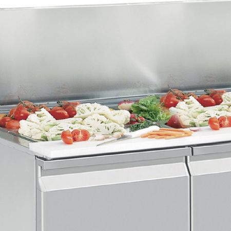 Table frigorifique ventilée 2 portes positive 2 grilles 245 L - Diamond Promo - BMIV15/R2