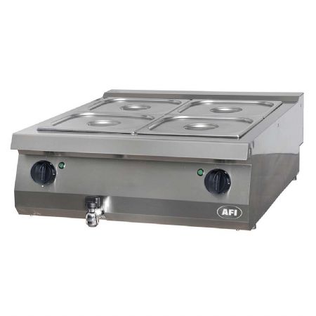 Bain marie professionnel lectrique 2 bacs GN 1/1  poser - profondeur 700mm