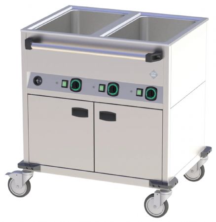 Bains Marie monophasé 2 cuves - RM Gastro - BMPD 2120 CSH Bains Marie monophasé 2 cuves - RM Gastro - BMPD 2120 CSH