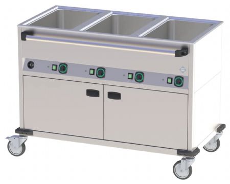 Bains Marie monophasé 3 cuves - RM Gastro - BMPD 3120 CSH Bains Marie monophasé 3 cuves - RM Gastro - BMPD 3120 CSH