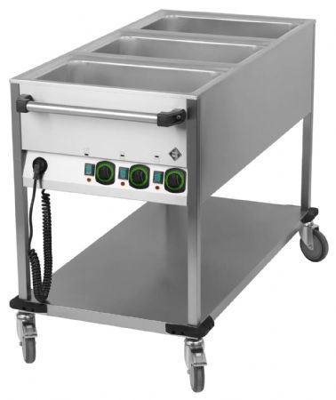 Bains Marie monophasé 3 cuves - RM Gastro - BMPK 3120