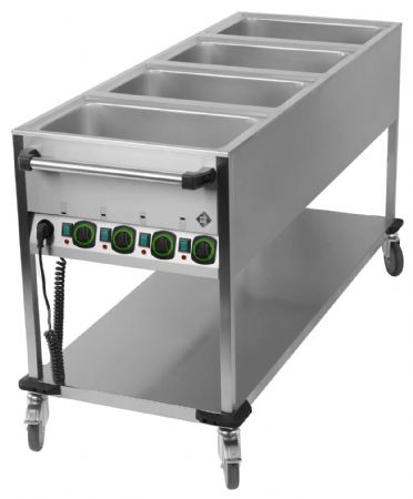 Bains Marie monophasé 4 cuves - RM Gastro - BMPK 4120 Bains Marie monophasé 4 cuves - RM Gastro - BMPK 4120