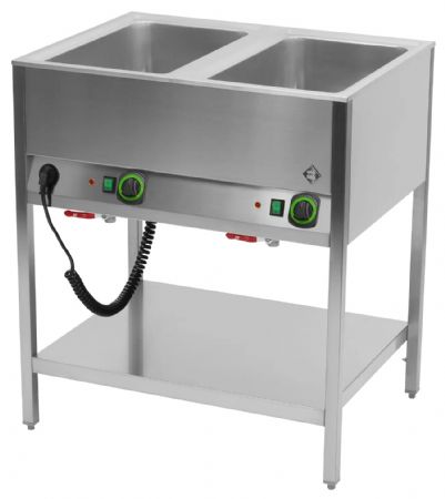 Bains Marie 2 cuves - RM Gastro - BMSD 2120