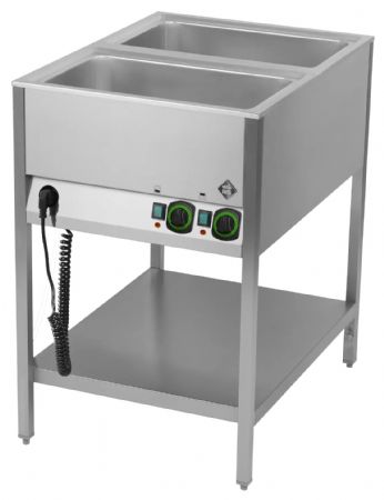Bains Marie monophasé 2 cuves - RM Gastro - BMSK 2120