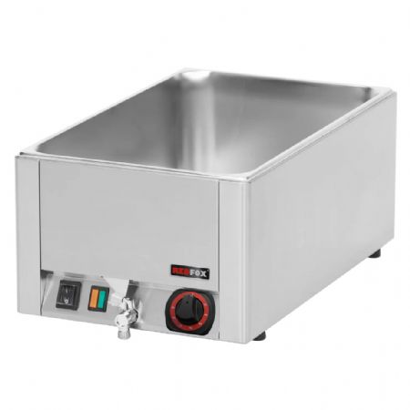 Bain-marie électrique de comptoir dimensions GN 1/1 cuve  plage de température 30 à 90 °C - 1,5 kW
