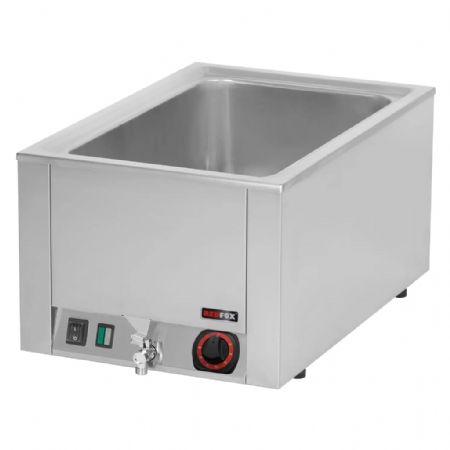 Bain-marie électrique dimensions GN 1/1 cuve profondeur  plage de température 30 à 90 °C puissance nominale 1,5 kW
