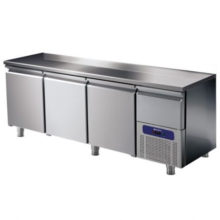 Table desserte réfrigérée 3 portes GN 1/1 avec tiroir -2°/+8°C - Virtus - BNA0204