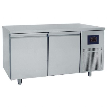 Tour réfrigéré pâtissier positif 2 portes 600x400 mm plan inox WiFi tropicalisée - Virtus - BNZ0002/FNPI