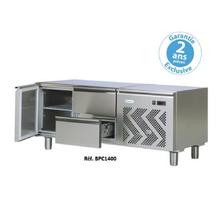 Soubassement rfrigr de 4 tiroirs - 130 litres