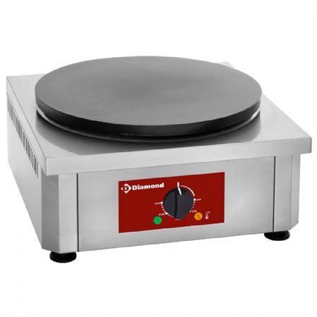 Crêpière (et gaufrier) électrique Ø 400 mm émaillée 3 kW - Diamond Promo - BRET/1E-R Crêpière (et gaufrier) électrique Ø 400 mm émaillée 3 kW - Diamond Promo - BRET/1E-R