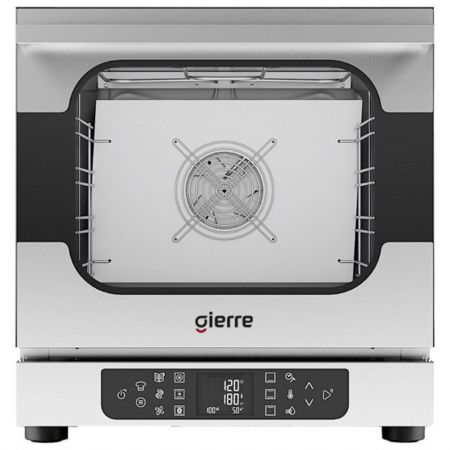 Four mixte professionnel à convection électrique digital humidificateur, 4 niveaux 432x342 mm, Monophasé - Virtus - BRX0443SDA