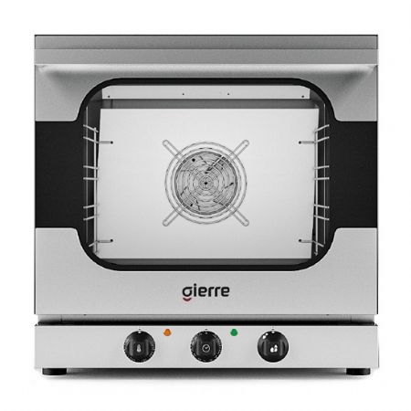 Four mixte professionnel à convection électrique mécanique humidificateur, 4 niveaux 432x342 mm, Monophasé - Virtus - BRX0443SFAU