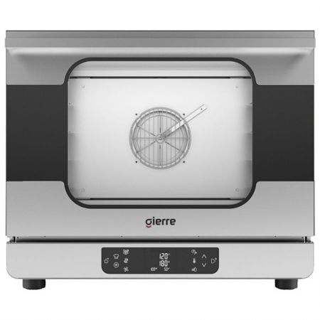 Four mixte professionnel à convection électrique digital humidificateur, 4x 600x400 mm, Triphasé - Virtus - BS0464EDR