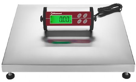 Balance électronique professionnelle capacité 75 kg précision 20g plateau 500x500 mm - Diamond Promo - BSC5/75-20