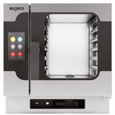 Four mixte électrique à injection de vapeur écran tactile avec 6x GN 1/1 Four mixte électrique à injection de vapeur écran tactile avec 6x GN 1/1