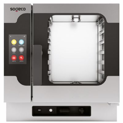 Four mixte électrique à injection de vapeur écran tactile - avec 6x GN 2/3 Four mixte électrique à injection de vapeur écran tactile - avec 6x GN 2/3