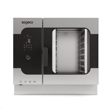 Four mixte professionnel triphasé à vapeur directe contrôle digital, 6 niveaux 600x400 mm - Virtus - BT0646EDDXJ Four mixte professionnel triphasé à vapeur directe contrôle digital, 6 niveaux 600x400 mm - Virtus - BT0646EDDXJ