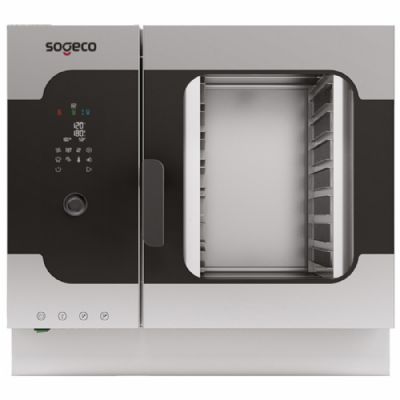 Four mixte électrique à injection de vapeur commande digitale avec 7x GN 1/1 puissance 9,5 kW Four mixte électrique à injection de vapeur commande digitale avec 7x GN 1/1 puissance 9,5 kW