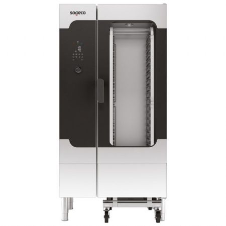 Four mixte professionnel électrique à vapeur directe contrôle digital, 20x GN 1/1, Triphasé - Virtus - BT2011EDDXJ