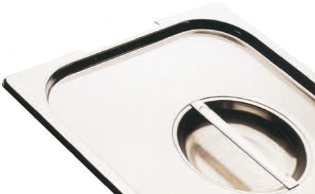 Couvercle inox pour bac GN 1/2 sans découpe louche 265x325x1 mm - Afi-Collin-Lucy - C12L
