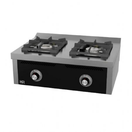Fourneau gaz 2 brûleurs 12 kW profondeur 600 - Hr Fainca - C2F600S Fourneau gaz 2 brûleurs 12 kW profondeur 600 - Hr Fainca - C2F600S
